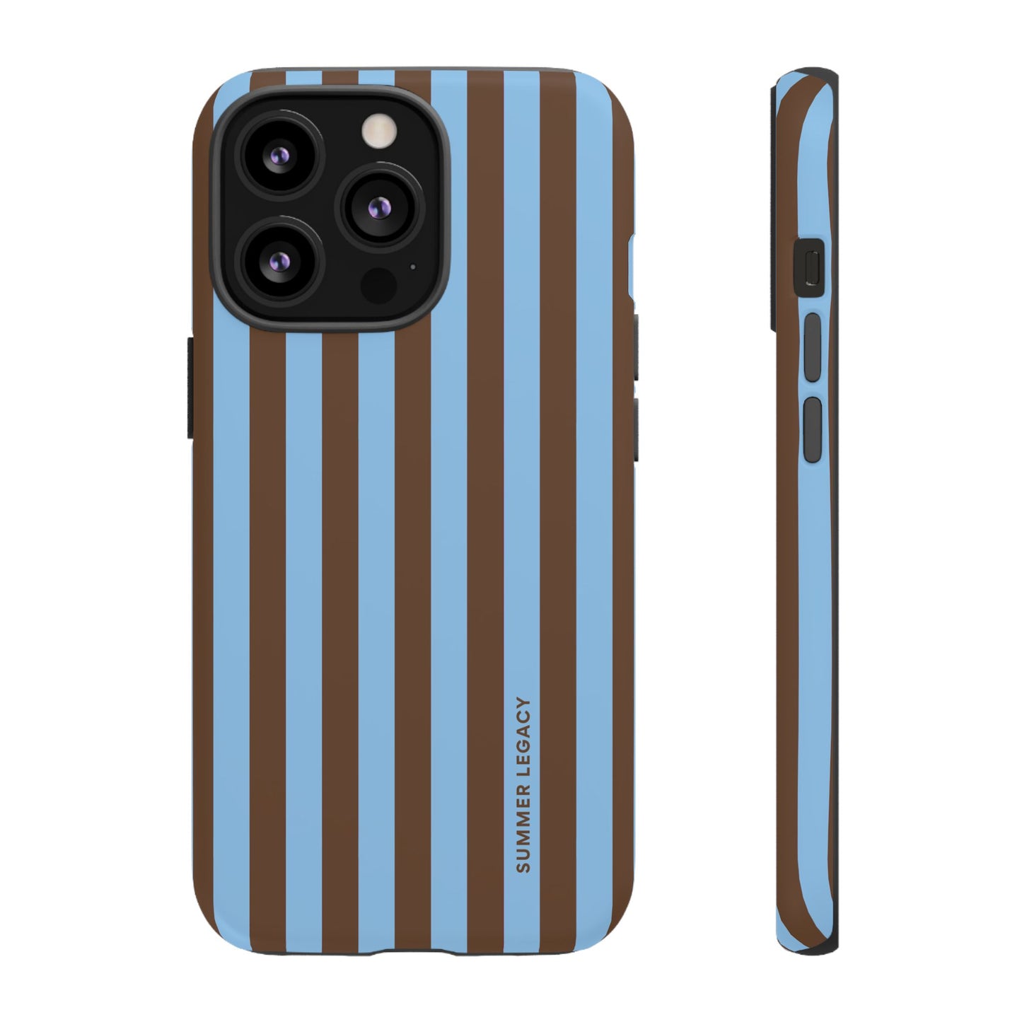 Mocha Stripe iPhone Case