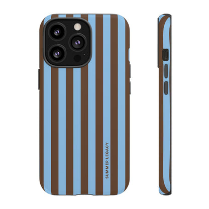 Mocha Stripe iPhone Case