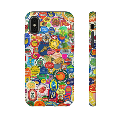 Fruit Stickers iPhone Case
