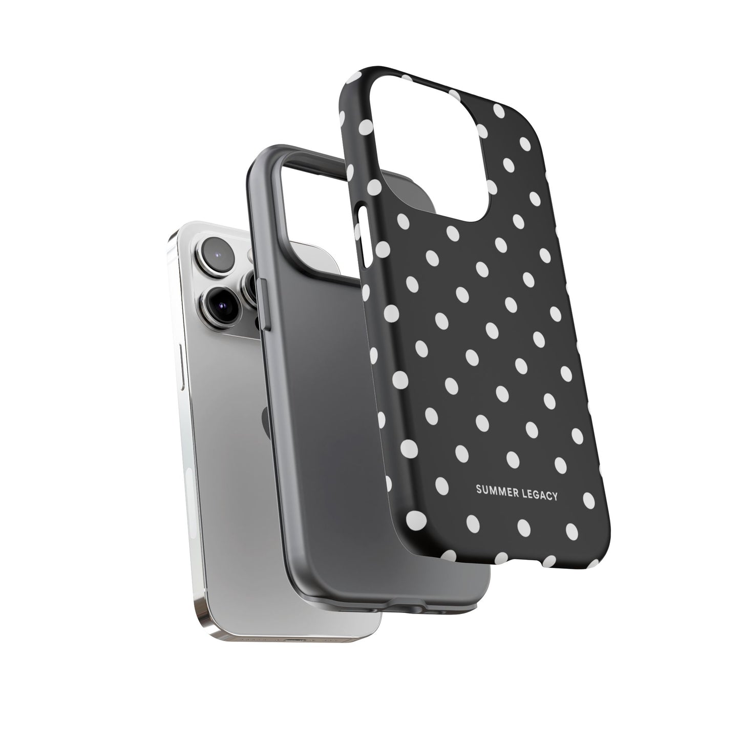 Ebony Polka Dot iPhone Case