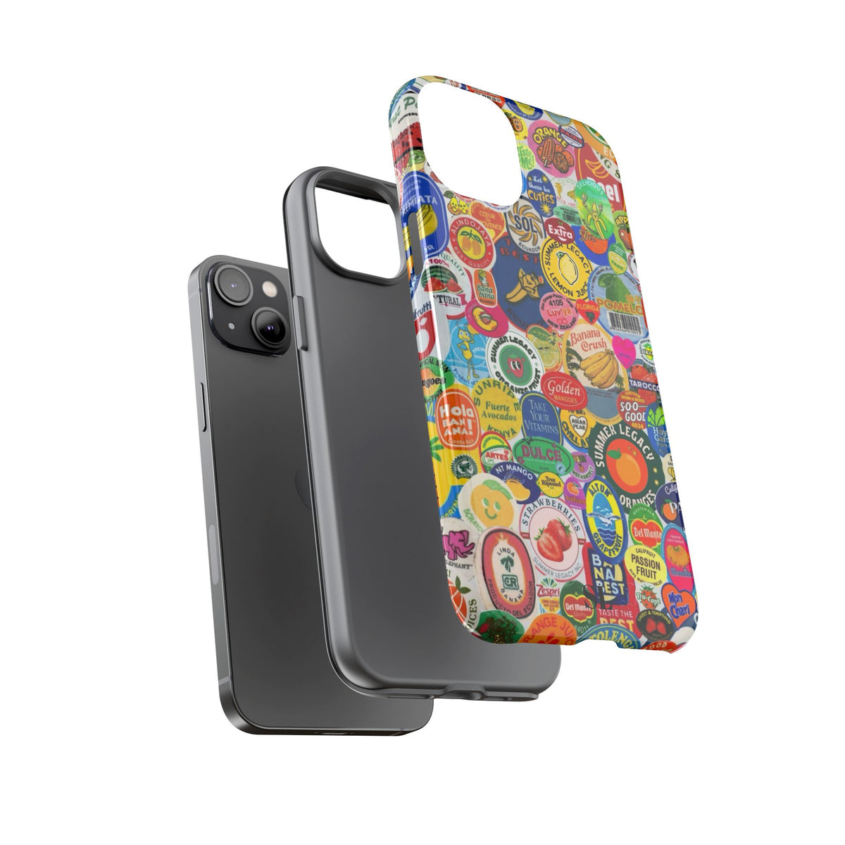 Fruit Stickers iPhone Case