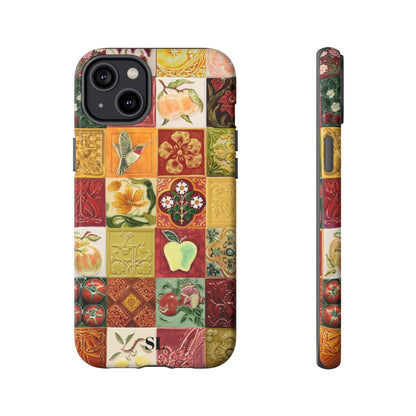 Orchard Mosaic Tiles iPhone Case