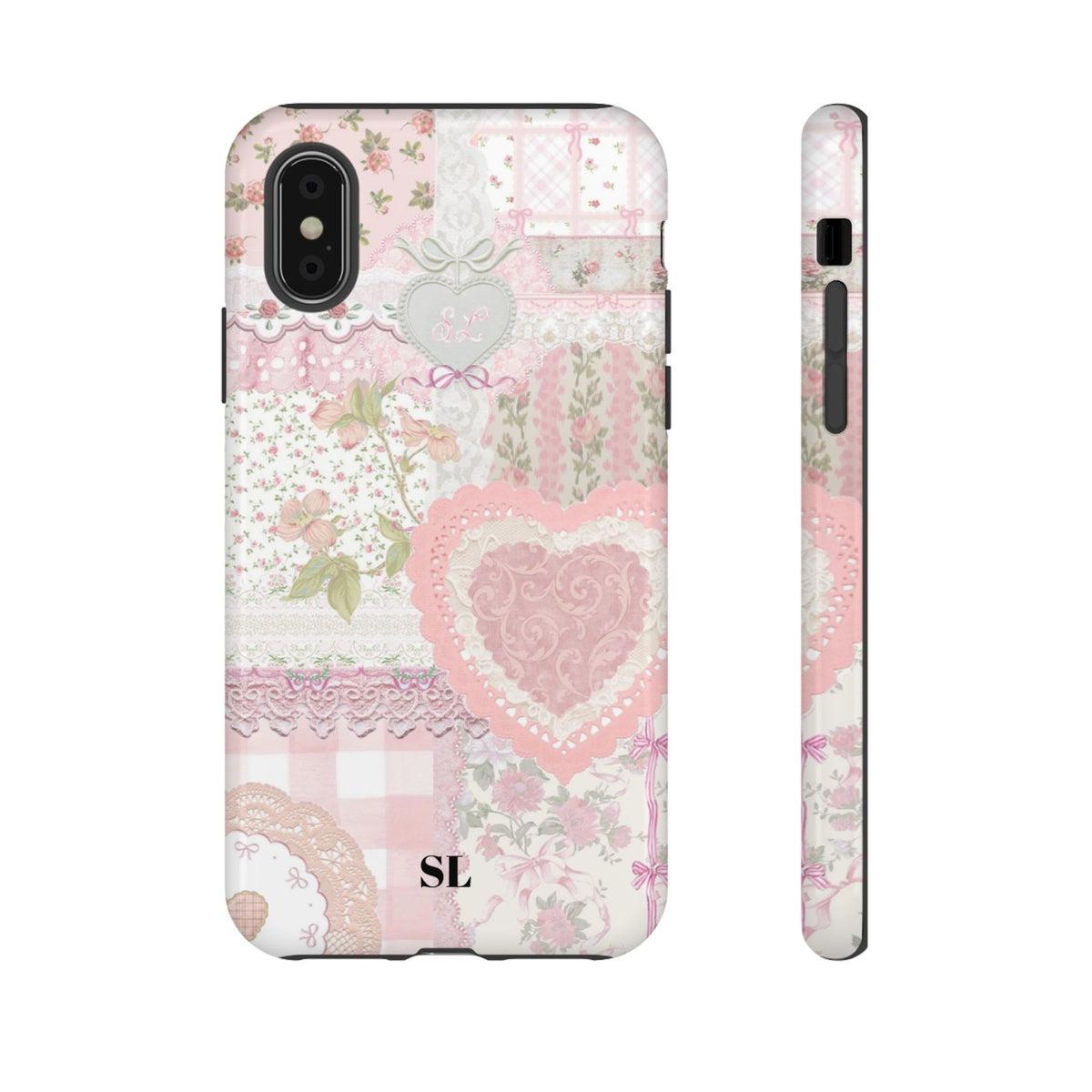 Blushing Floral Patchwork iPhone Case