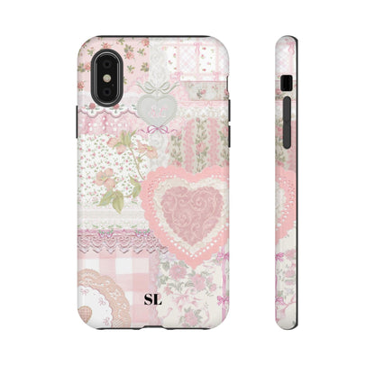 Blushing Floral Patchwork iPhone Case