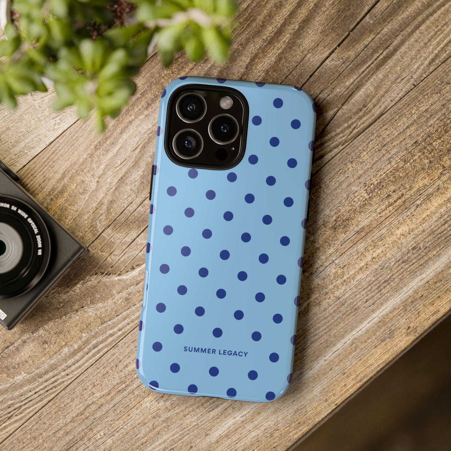 Lagoon Polka Dot iPhone Case