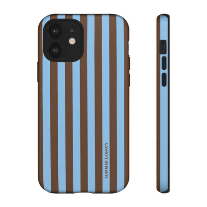 Mocha Stripe iPhone Case