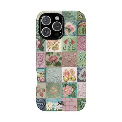 Garden Mosaic Tiles iPhone Case