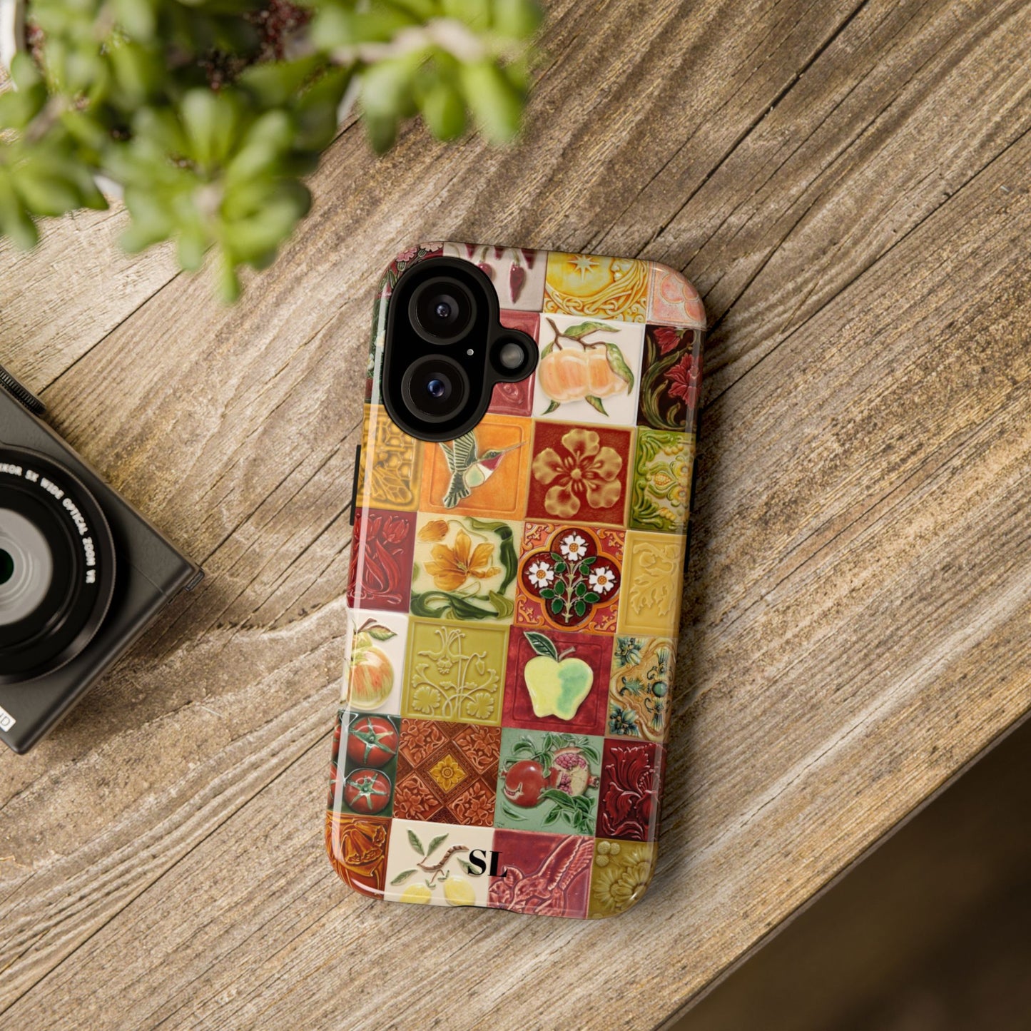 Orchard Mosaic Tiles iPhone Case