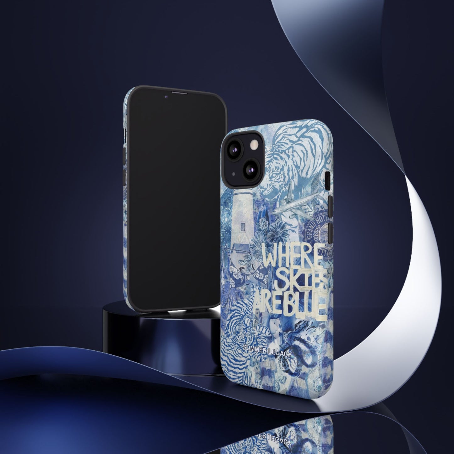Blue Horizon iPhone Case