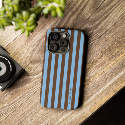 Mocha Stripe iPhone Case