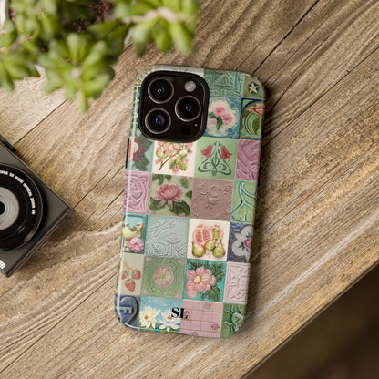 Garden Mosaic Tiles iPhone Case
