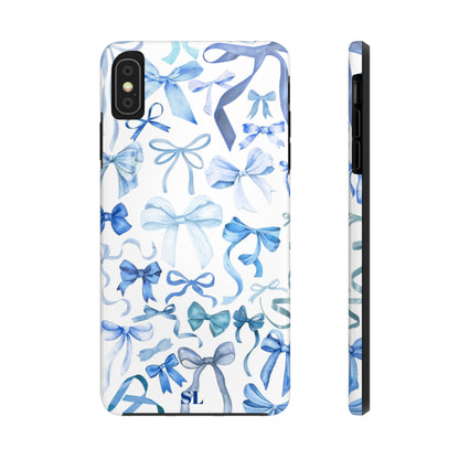 Blue Bows iPhone Case