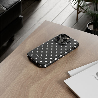 Ebony Polka Dot iPhone Case