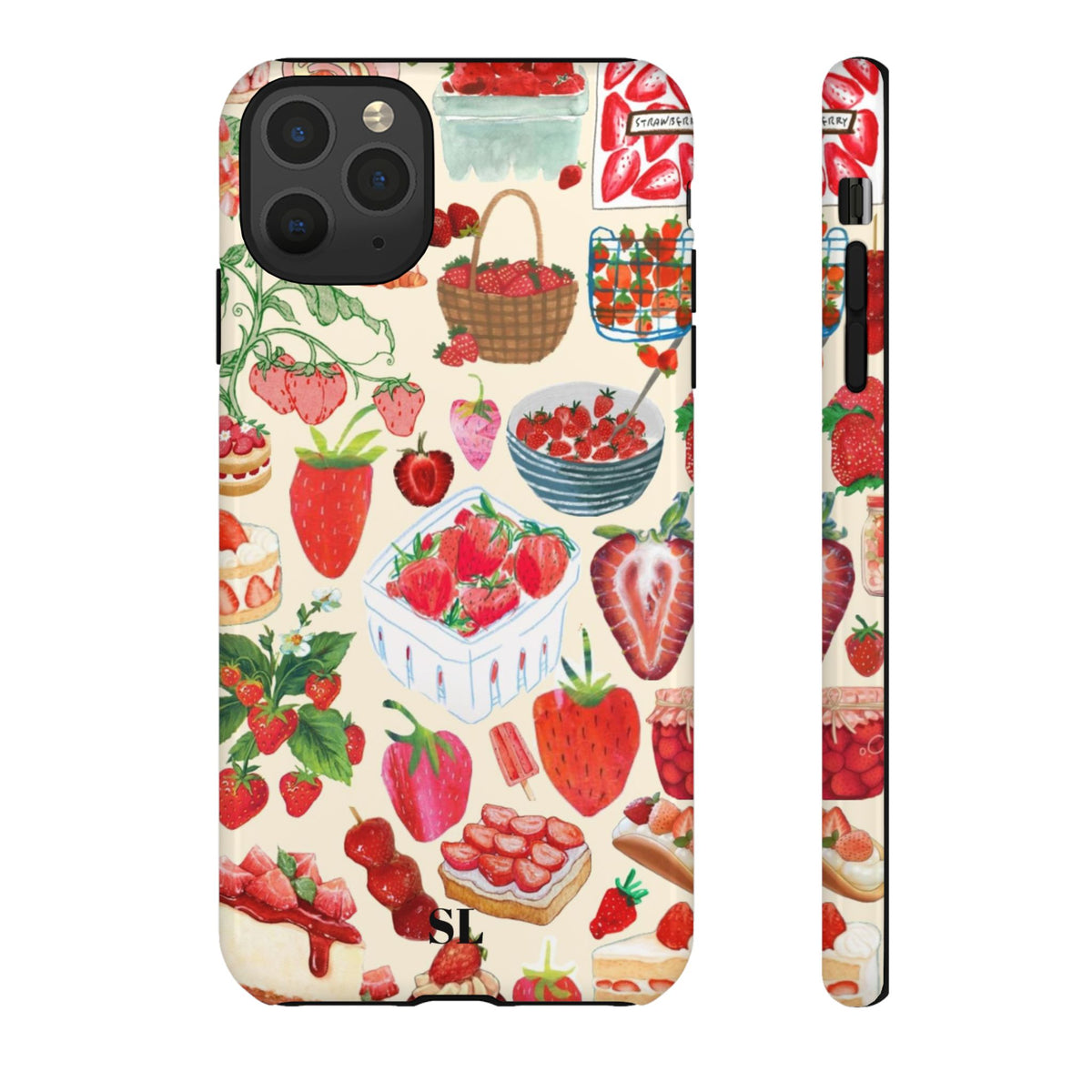 Strawberry Collage iPhone Case
