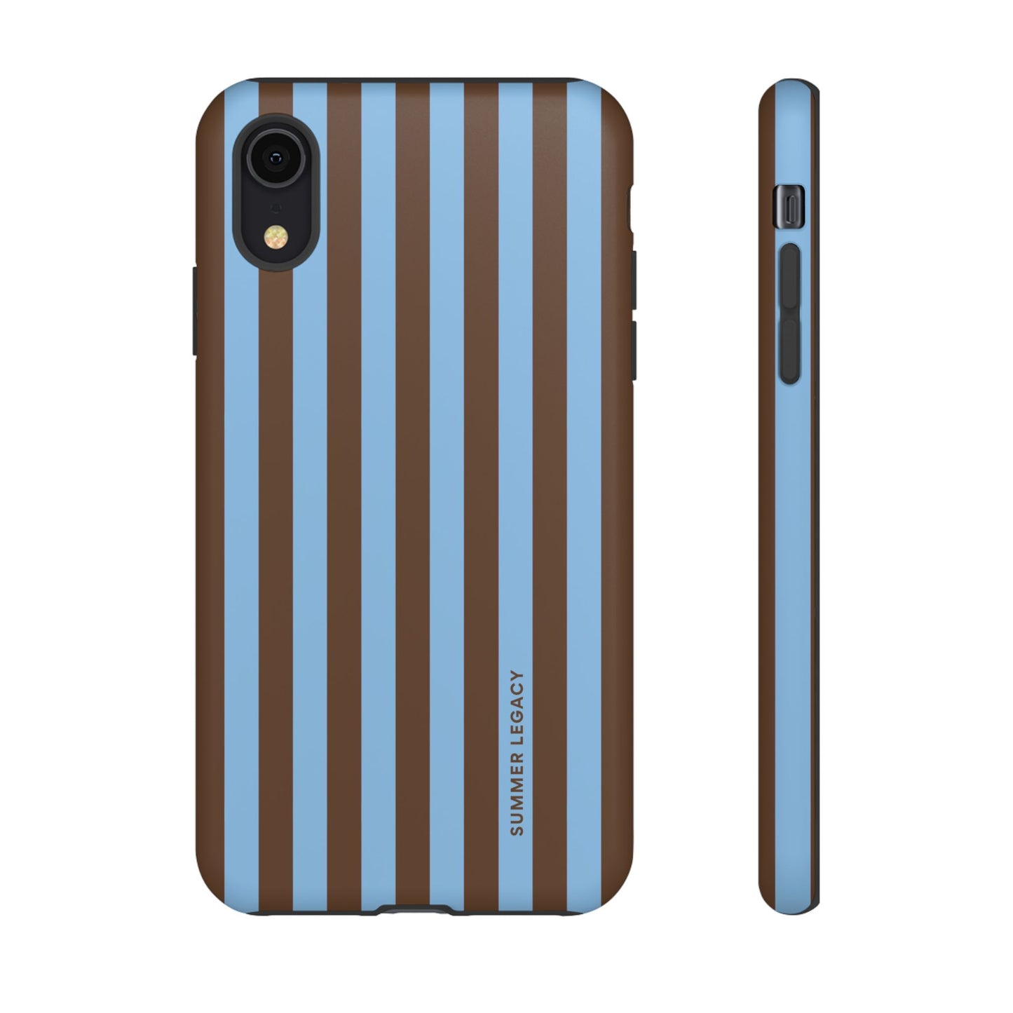 Mocha Stripe iPhone Case