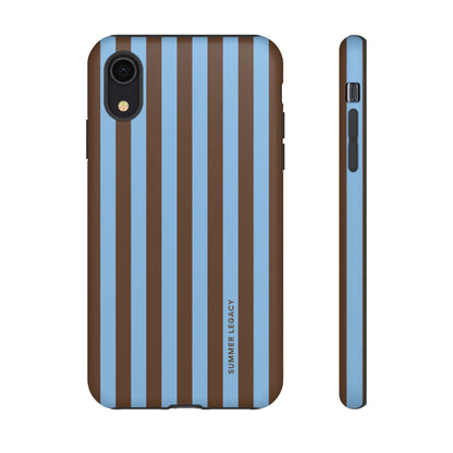 Mocha Stripe iPhone Case