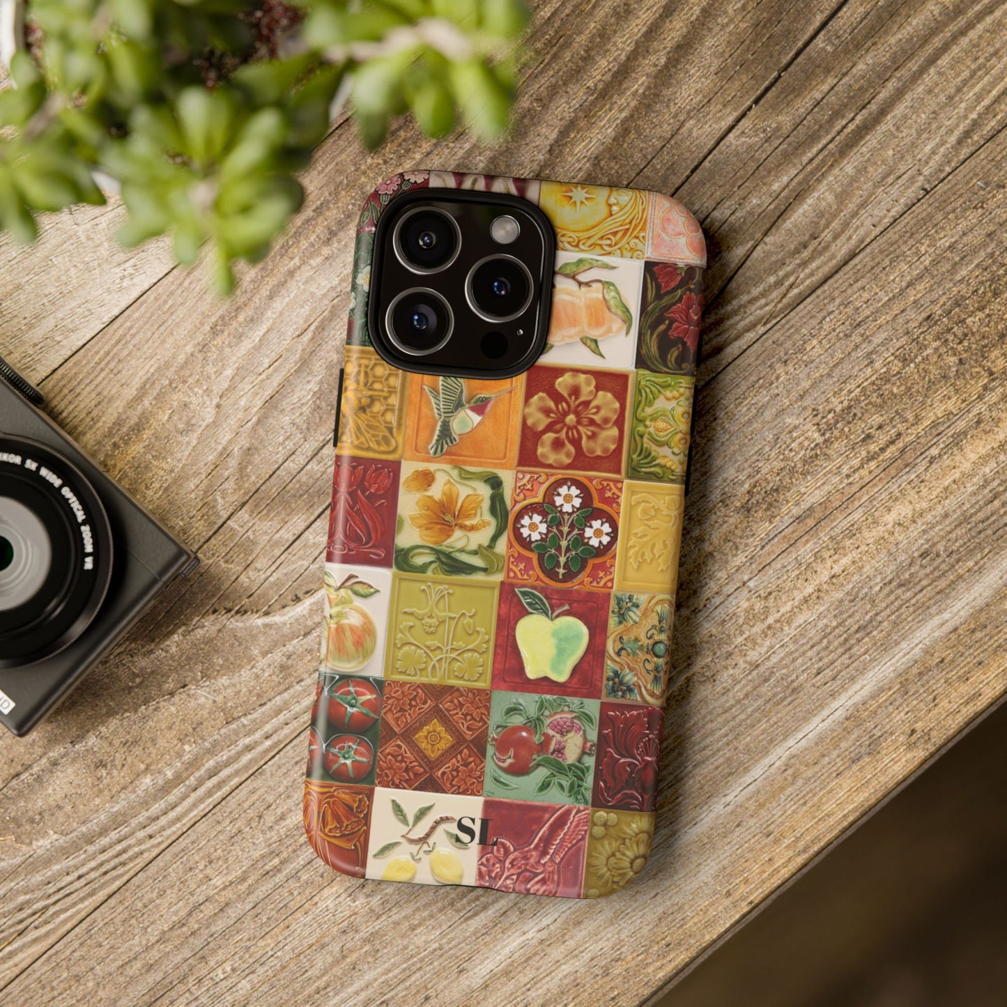 Orchard Mosaic Tiles iPhone Case