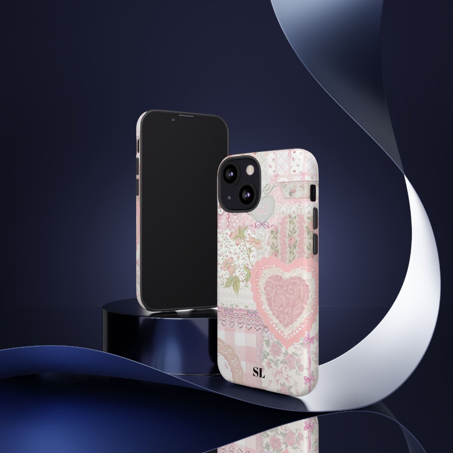 Blushing Floral Patchwork iPhone Case
