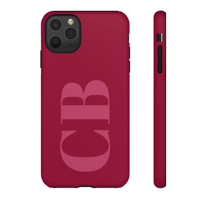 Berry Custom Initial iPhone Case