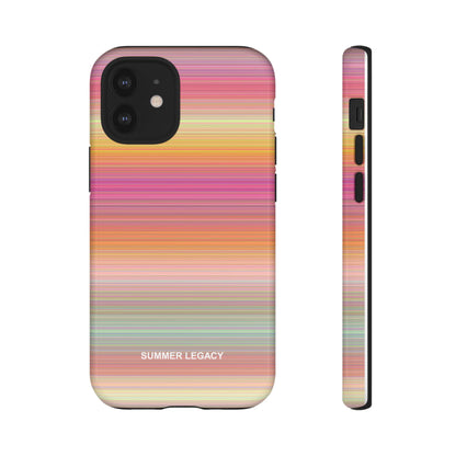 Champagne Ombre Stripe iPhone Case