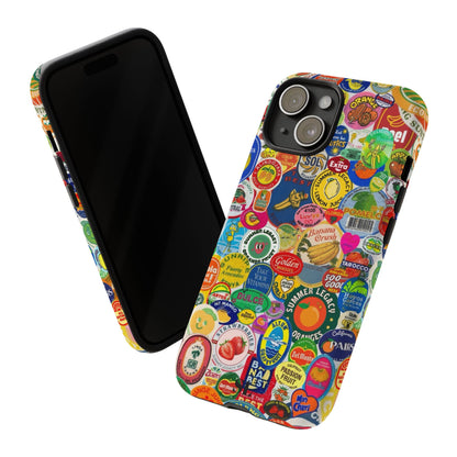 Fruit Stickers iPhone Case