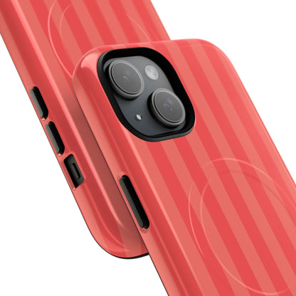 Coral Stripe MagSafe Case