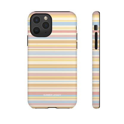 Lychee Multi-stripe iPhone Case