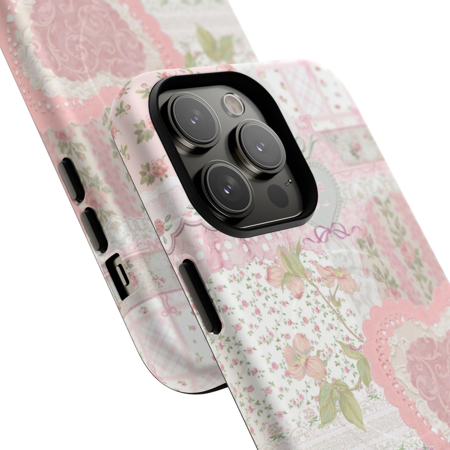 Blushing Floral Patchwork MagSafe Case
