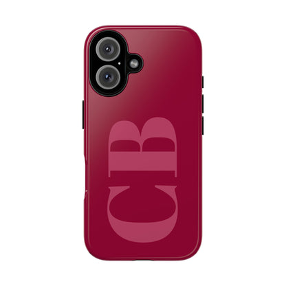 Berry Custom Initial iPhone Case