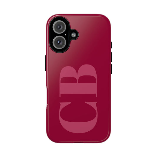 Berry Custom Initial iPhone Case