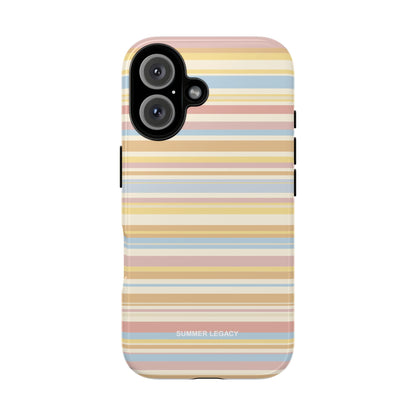 Lychee Multi-stripe iPhone Case