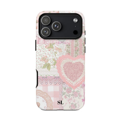 Blushing Floral Patchwork iPhone Case