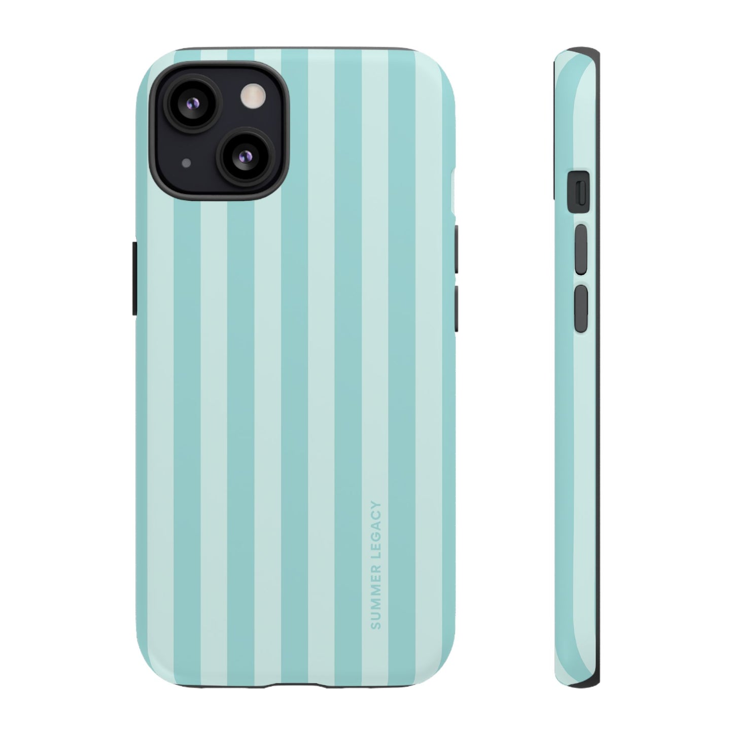 Teal Stripe iPhone Case