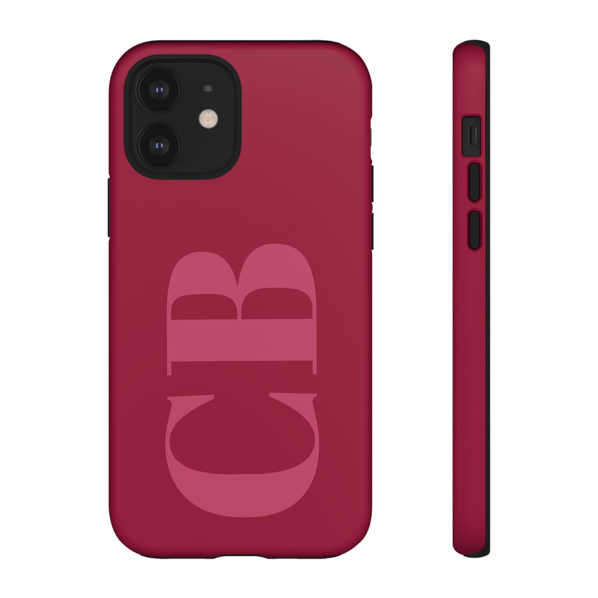 Berry Custom Initial iPhone Case
