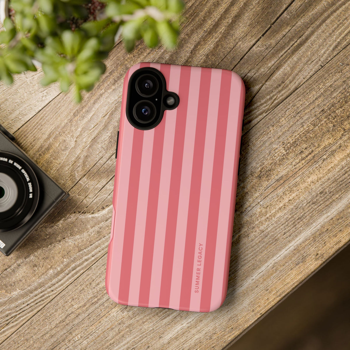 Blushing Stripe iPhone Case