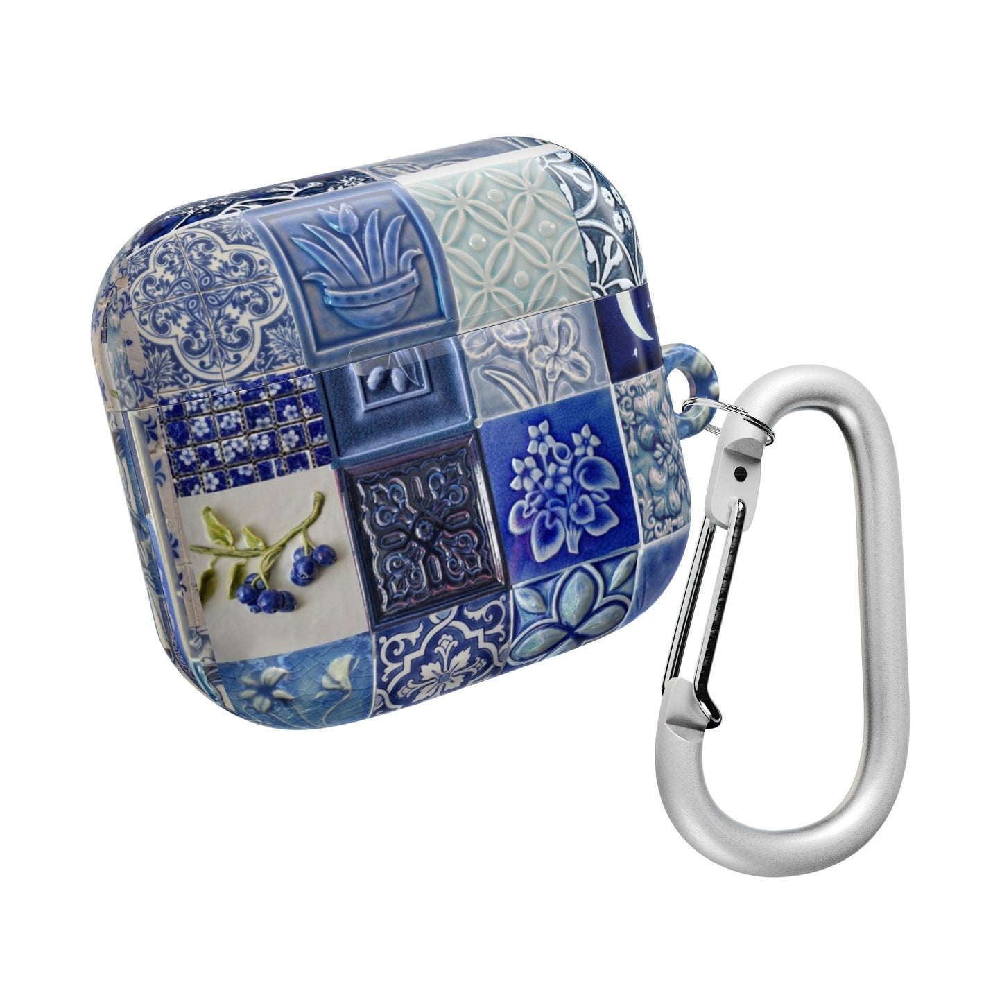 Midnight Mosaic Tiles AirPod Case