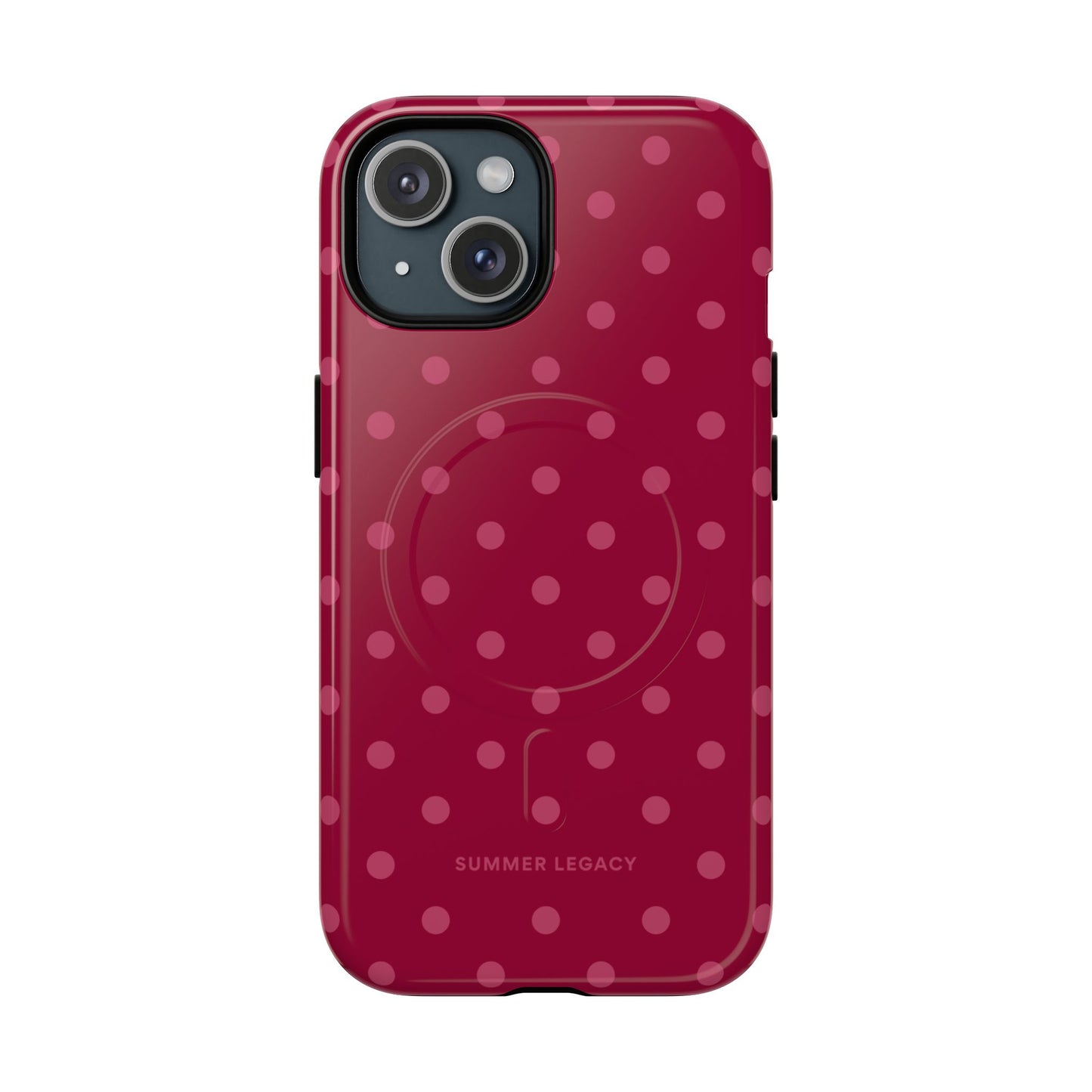 Berry Polka Dot MagSafe Case