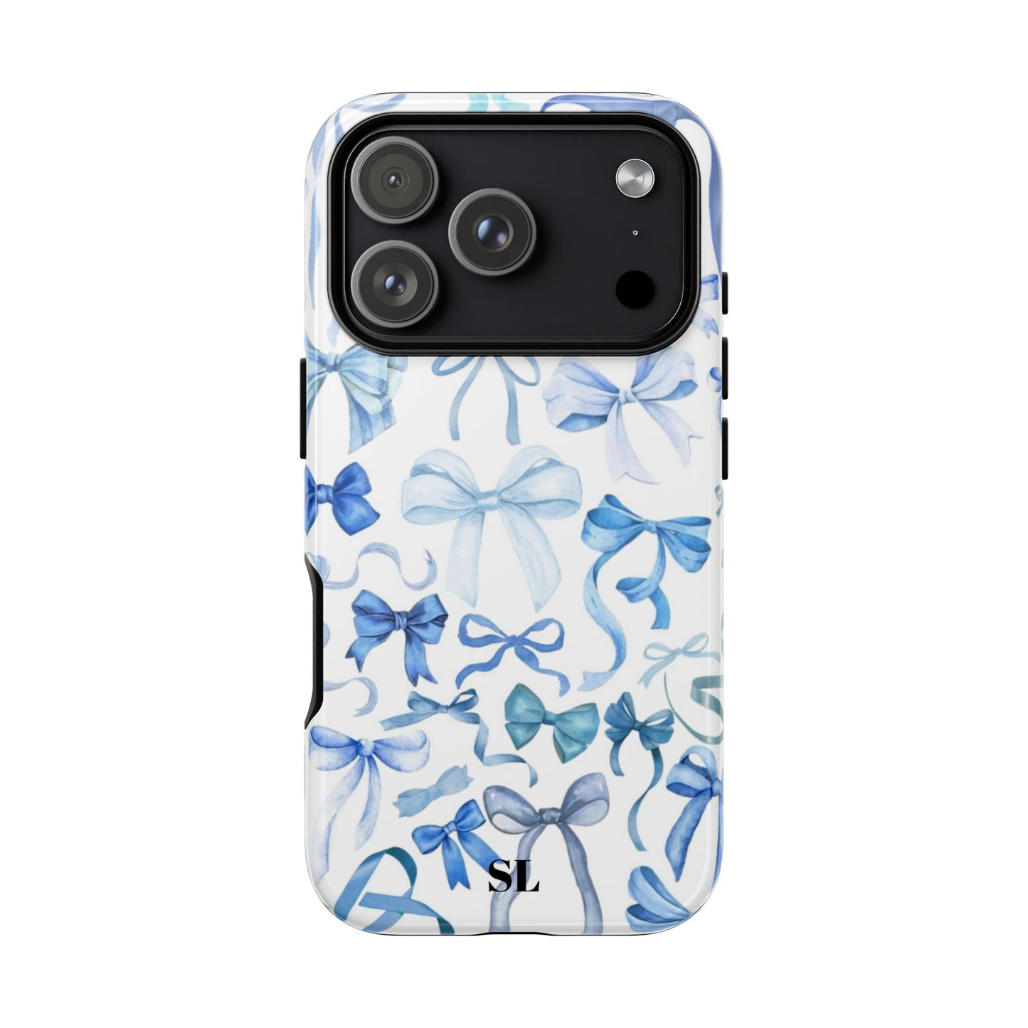 Blue Bows iPhone Case