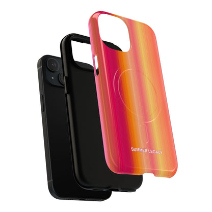 Amber Glow Ombre Stripe MagSafe Case