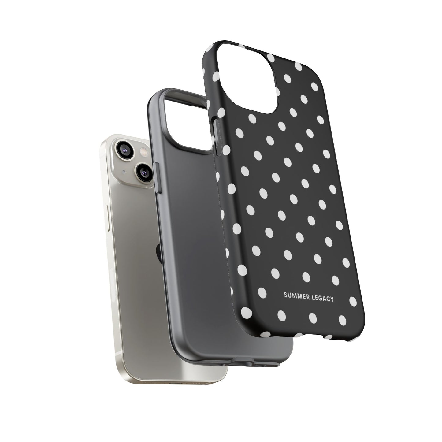 Ebony Polka Dot iPhone Case