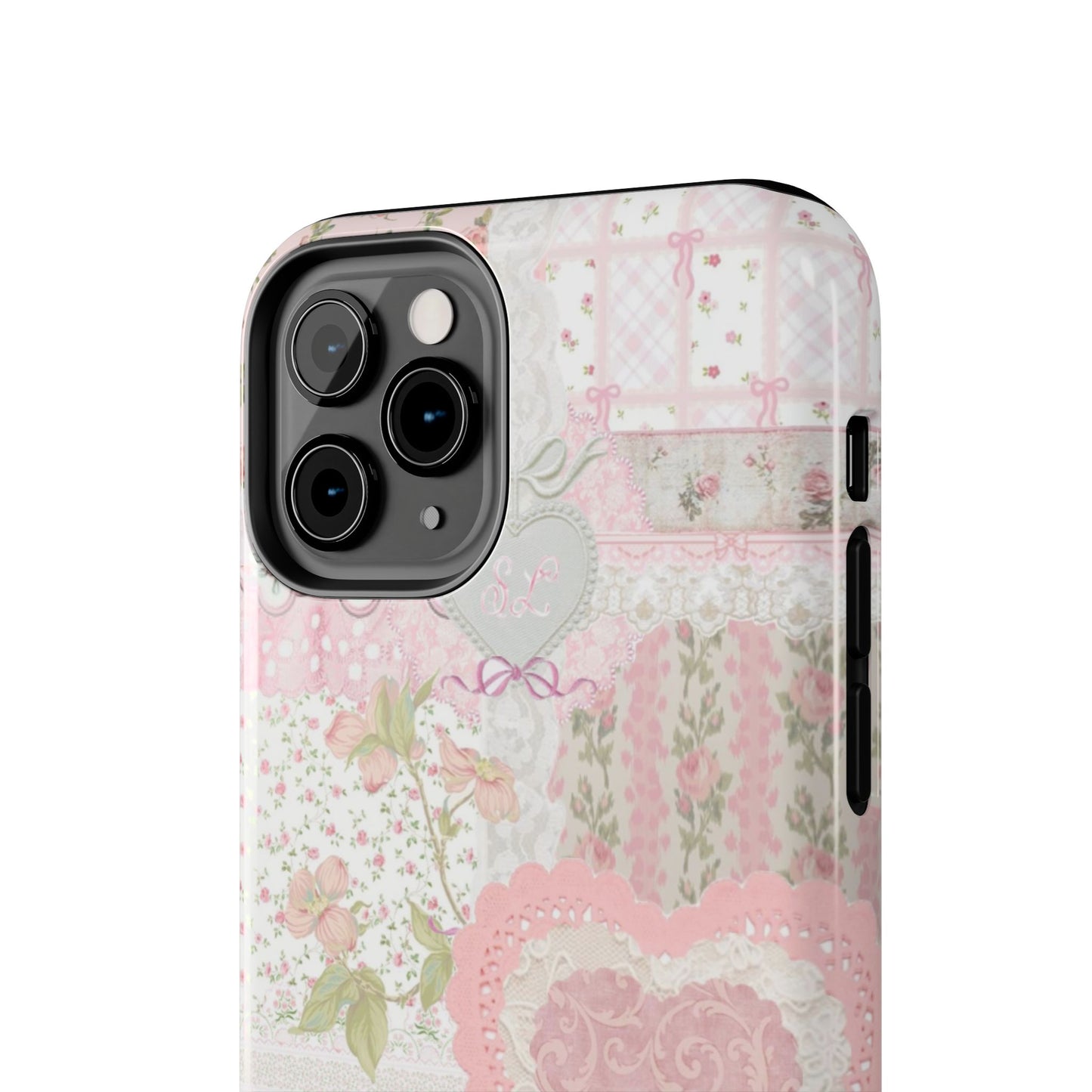 Blushing Floral Patchwork iPhone Case