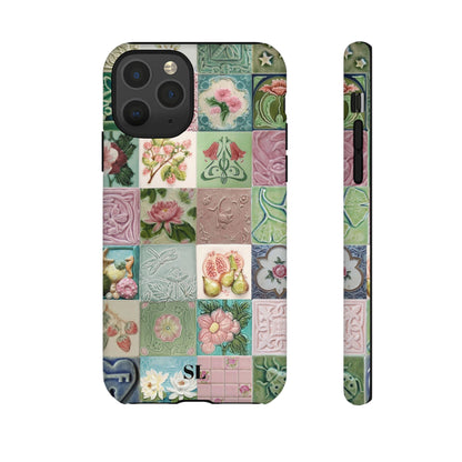 Garden Mosaic Tiles iPhone Case