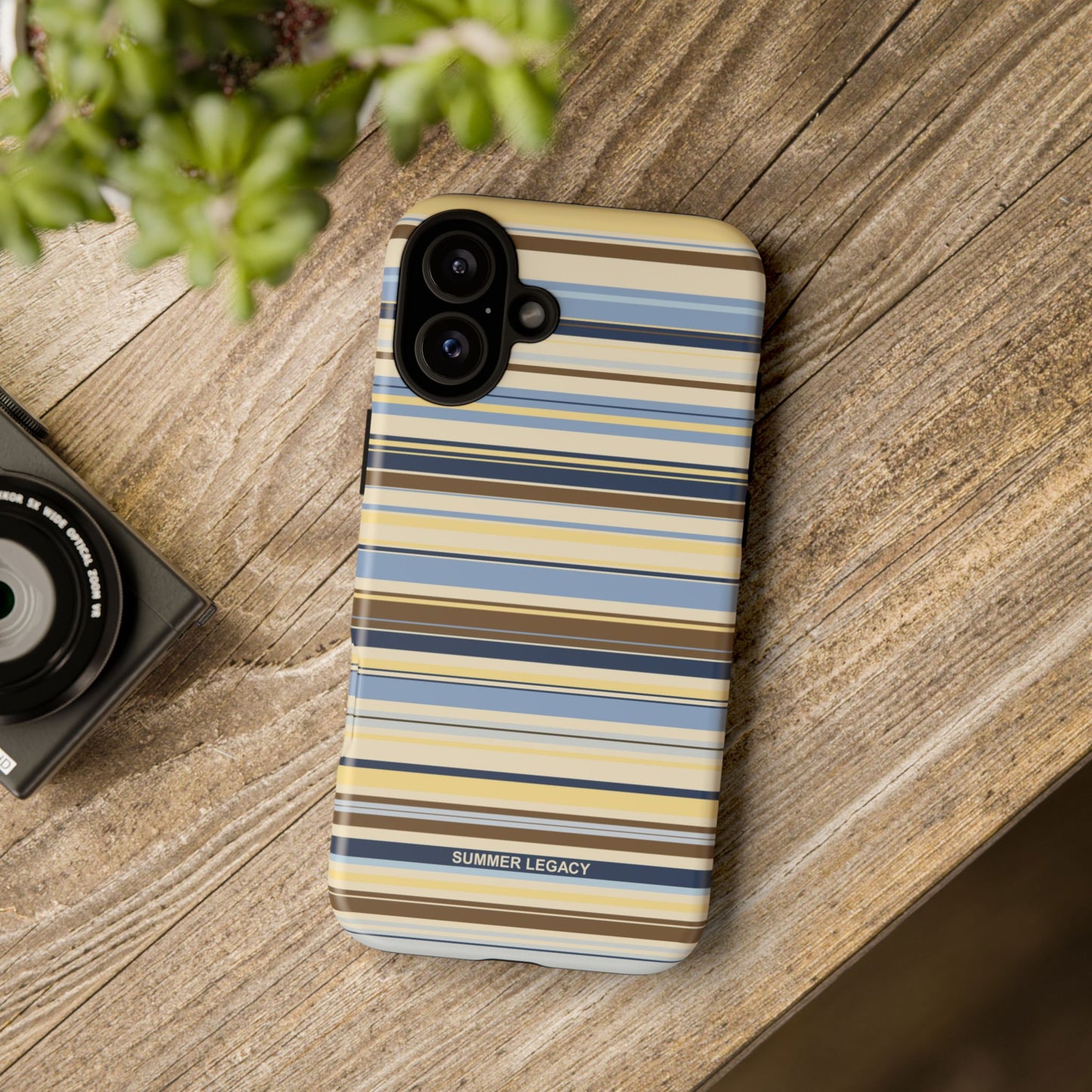 Coconut Multi-stripe iPhone Case