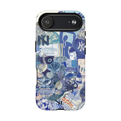 Blue Collage MagSafe Case
