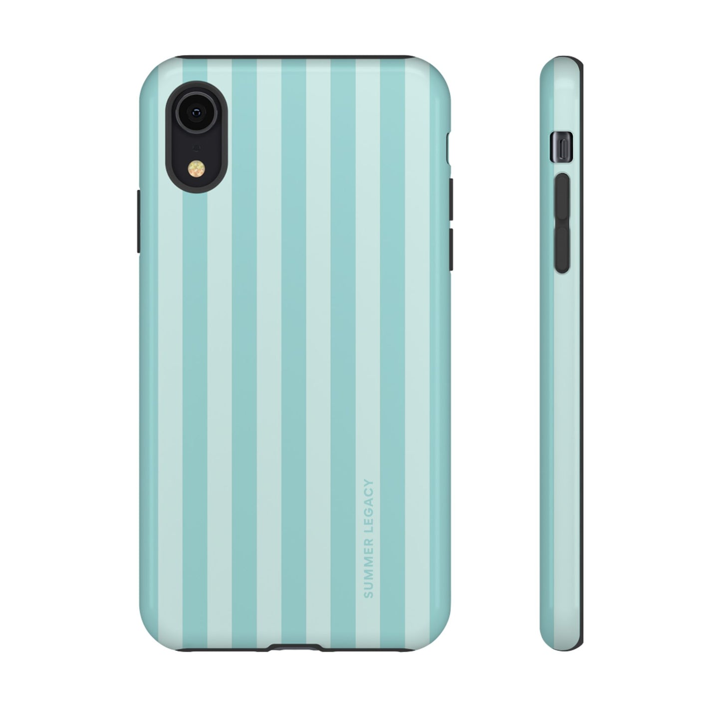 Teal Stripe iPhone Case