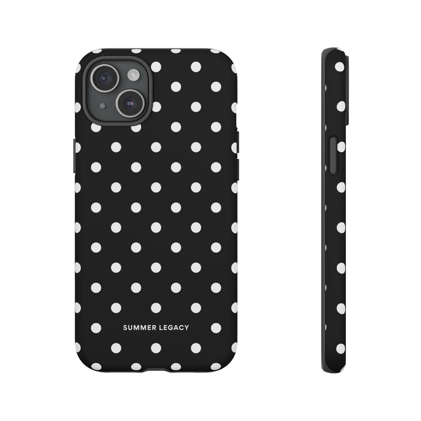 Ebony Polka Dot iPhone Case