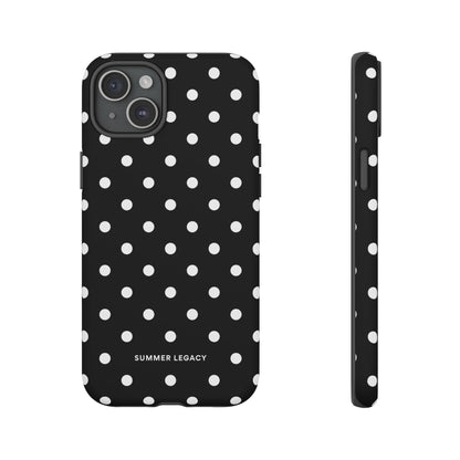 Ebony Polka Dot iPhone Case