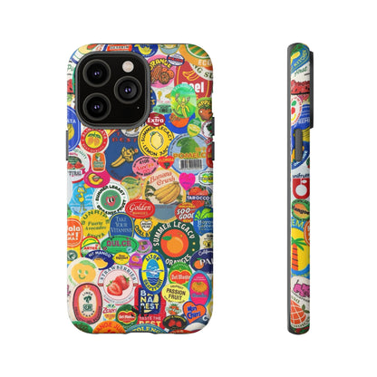 Fruit Stickers iPhone Case