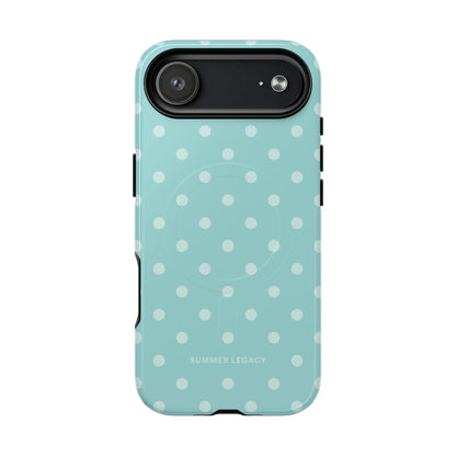 Teal Polka Dot MagSafe Case