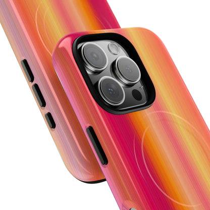 Amber Glow Ombre Stripe MagSafe Case